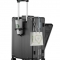 行李箱多功能USB充电登机旅行箱手机支架水杯架拉杆箱密码箱